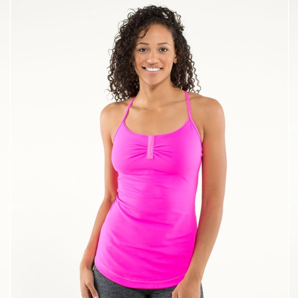 Lululemon Pink Atma Raspberry Glo Light Tank - image 1